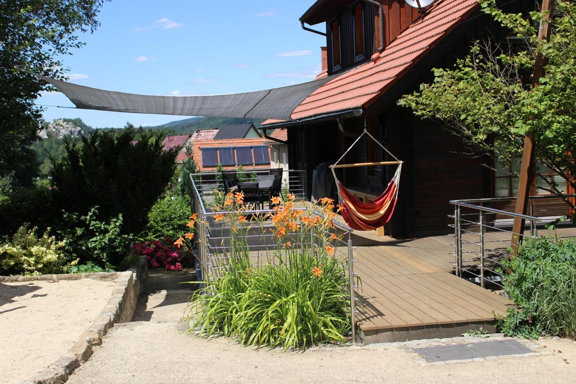 Ferienhaus Kraxlhuette Waltersdorf Bad Schandau Exteriör bild
