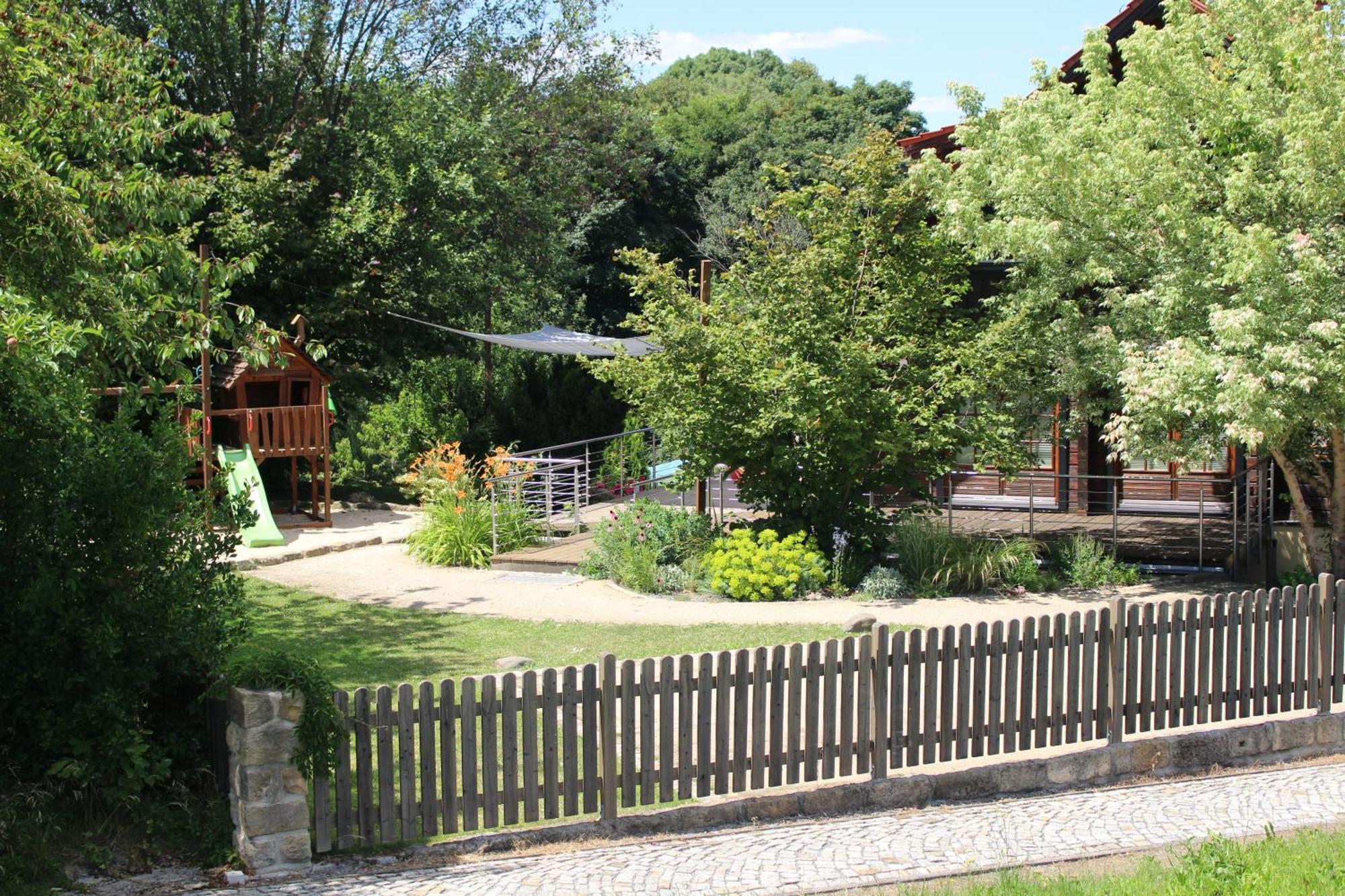 Ferienhaus Kraxlhuette Waltersdorf Bad Schandau Exteriör bild